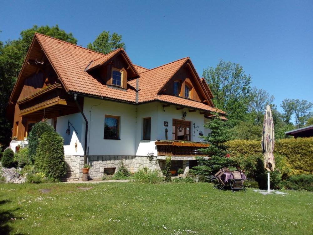Apartmán Privát U čápů v Beskydech Przno Exteriér fotografie